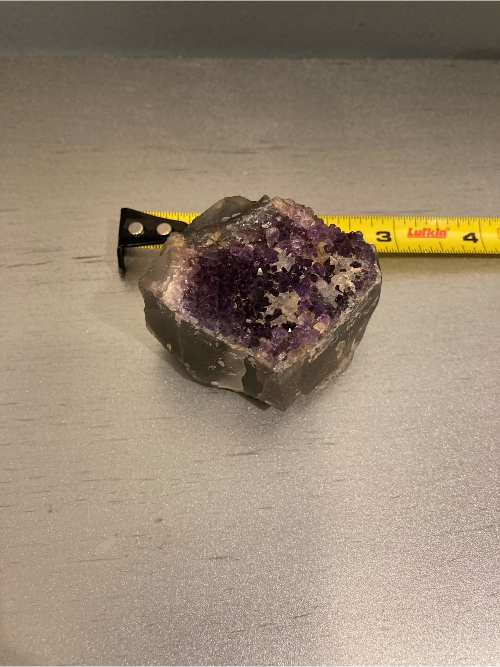 Natural Amethyst Geode Cluster - Deep Purple
